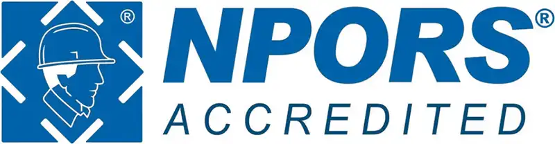 NPORS Accredited logo